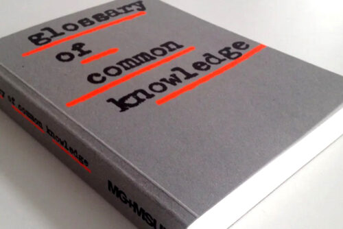 The Glossary of Common Knowledge | editing